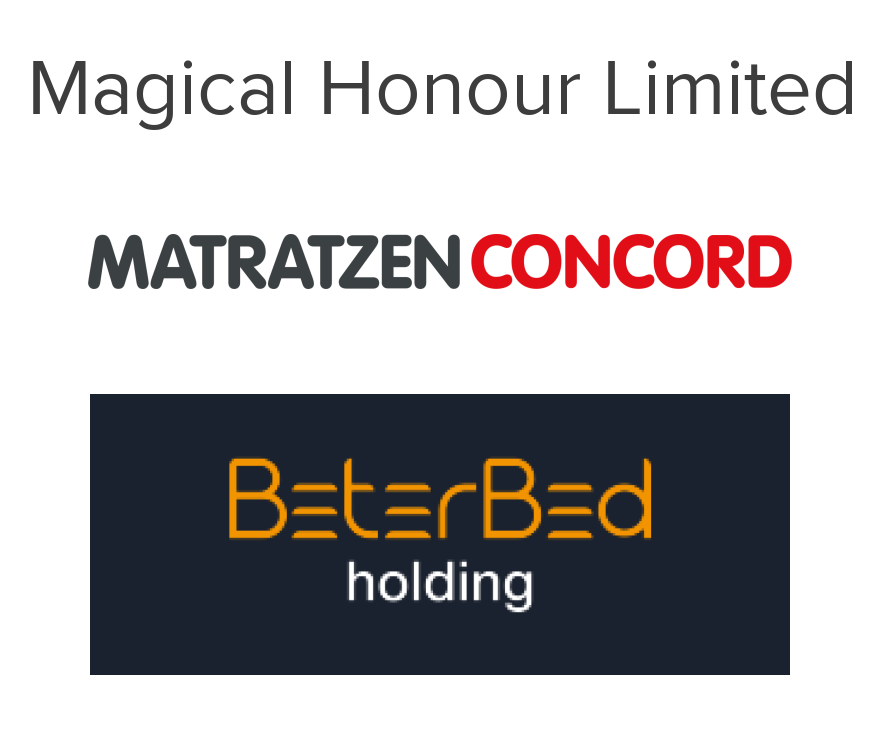 magical honour limited has acquired matratzen concord from beter